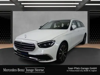 Gebraucht Mercedes E300 Avantgarde 194 PS (142 kW) 2021 Unilack polarweiß Kombi