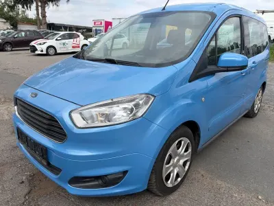 Gebraucht Ford Tourneo Courier Ambiente 101 PS (74 kW) 2015 Blau Van / Kleinbus