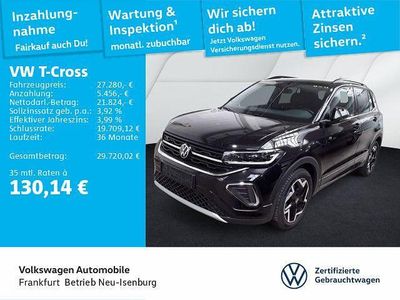 Schwarz Gebraucht 2025 VW T-Cross R-line SUV | 27.280 € (Fairer Preis)