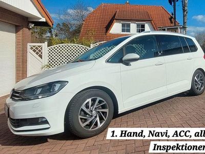 Gebraucht VW Touran Sound 150 PS (110 kW) 2018 Weiß Van / Kleinbus