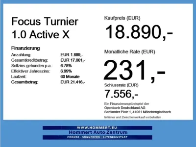 Gebraucht Ford Focus 155 PS (114 kW) 2022 Obsidianschwarz (metallic) Kombi