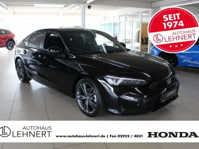 Neu Honda Civic Hybrid 143 PS (105 kW) 2026 Schwarz Limousine
