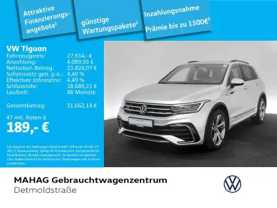 Gebraucht VW Tiguan R-line 150 PS (110 kW) 2024 Silber SUV