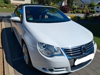 Gebraucht VW Eos 122 PS (89 kW) 2010 Weiß Cabrio