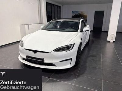 Gebraucht Tesla Model S Long Range AWD 492 kW (670 PS) 2024 Weiß Kleinwagen