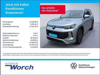 Gebraucht VW Tayron Life 193 PS (141 kW) 2025 Oyster silver metallic SUV