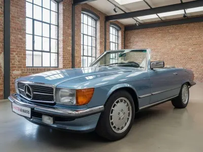 Brugt Mercedes 560 227 HK (166 kW) 1986 Blå Cabriolet