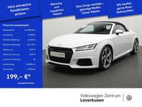 Gebraucht Audi TT Roadster S-Line 230 PS (169 kW) 2018 Schwarz / gletscher weiss (metallic) Cabrio