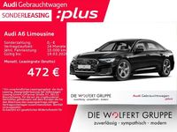 Gebraucht Audi A6 S-Line 299 PS (219 kW) 2024 Mythosschwarz metallic Limousine