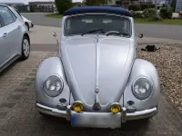 Gebraucht VW Type 3 Karmann 34 PS (25 kW) 1966 Silber Cabrio