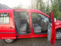 Gebraucht VW Caddy Life 75 PS (55 kW) 2006 Rot Van / Kleinbus