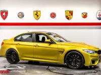 Używany BMW M3 Performance 431 KM (317 kW) 2015 Żółty Sedan/Limuzyna