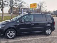 Gebraucht VW Touran Trendline 105 PS (77 kW) 2012 Schwarz Van / Kleinbus