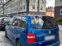 Gebraucht VW Touran Trendline 140 PS (102 kW) 2008 Blau Van / Kleinbus