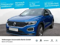 Gebraucht VW T-Roc Sport 150 PS (110 kW) 2020 Ravennablau metallic/schwarz SUV