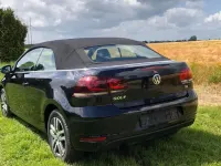 Gebraucht VW Golf 105 PS (77 kW) 2011 Schwarz Cabrio