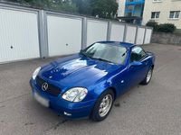 Gebraucht Mercedes SLK200 136 PS (100 kW) 1997 Blau Cabrio