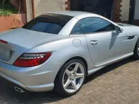Gebraucht Mercedes SLK200 Style 184 PS (135 kW) 2012 Silber Cabrio