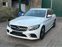 Gebraucht Mercedes C220 AMG line 194 PS (142 kW) 2020 Weiß Kombi
