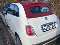 Gebraucht Fiat 500 Lounge 101 PS (74 kW) 2011 Weiß Cabrio