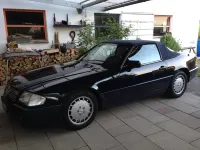 Gebraucht Mercedes SL500 326 PS (239 kW) 1992 Blau Cabrio