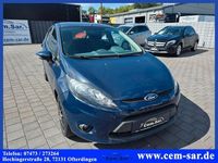 Gebraucht Ford Fiesta 82 PS (60 kW) 2009 Blau Kleinwagen