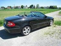 Gebraucht Mercedes CLK200 Avantgarde 163 PS (119 kW) 2005 Schwarz metallic Cabrio