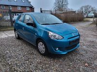 Second-hand Mitsubishi Space Star 71 CP (52 kW) 2014 Albastru Monovolum