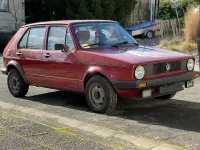 Gebraucht VW Golf I 50 PS (36 kW) 1982 Rot metallic Kleinwagen