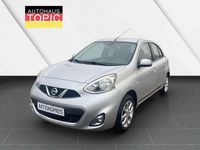Gebraucht Nissan Micra Acenta 80 PS (58 kW) 2014 New silver (m) Kleinwagen