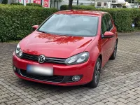 Gebraucht VW Golf VI Highline 160 PS (117 kW) 2011 Rot Kleinwagen