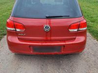 Gebraucht VW Golf VI Style 85 PS (62 kW) 2011 Rot Kleinwagen