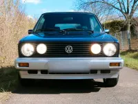 Brugt VW Golf Cabriolet 98 HK (72 kW) 1991 Blå Cabriolet