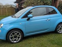 Second-hand Fiat 500C 85 CP (62 kW) 2013 Albastru Cabrio