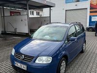 Gebraucht VW Touran Conceptline 105 PS (77 kW) 2005 Blau Van / Kleinbus