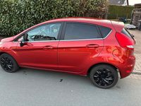 Gebraucht Ford Fiesta 75 PS (55 kW) 2008 Rot Kleinwagen