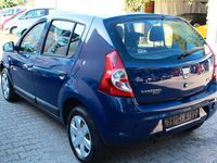 Gebraucht Dacia Sandero Basis 75 PS (55 kW) 2009 Blau Kleinwagen