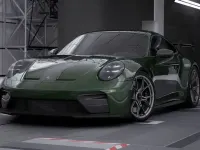 Neu Porsche 992 510 PS (375 kW) 2026 Oakgrünmetallic neo