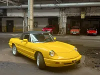 Gebraucht Alfa Romeo Spider 120 PS (88 kW) 1992 Gelb Cabrio