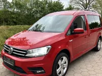 Second-hand VW Caddy Maxi S 150 CP (110 kW) 2017 Roșu Monovolum