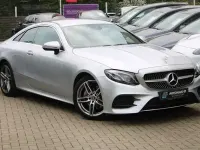 Brugt Mercedes E200 AMG 184 HK (135 kW) 2019 Sølv Coupe