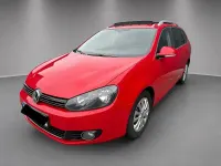 Gebraucht VW Golf VI Highline 105 PS (77 kW) 2010 Rot Kleinwagen
