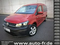 Gebraucht VW Caddy Maxi Trendline 125 PS (91 kW) 2018 Kirschrot Van / Kleinbus