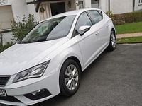 Usata Seat Leon 110 CV (80 kW) 2017 Bianco Berlina