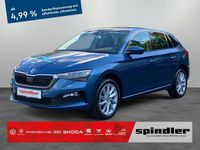 Gebraucht Skoda Scala Style 110 PS (80 kW) 2021 Blau (titanblau metallic) Kleinwagen