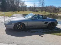 Gebraucht Porsche 986 Boxster 239 PS (175 kW) 2001 Grau Cabrio