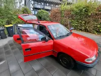 Usata Opel Astra 75 CV (55 kW) 1994 Rosso Station wagon