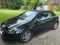 Gebraucht VW Golf 105 PS (77 kW) 2011 Schwarz Cabrio