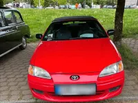 Gebraucht Toyota Paseo 90 PS (66 kW) 1998 Rot Cabrio