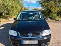Gebraucht VW Touran Conceptline 102 PS (75 kW) 2006 Schwarz Van / Kleinbus